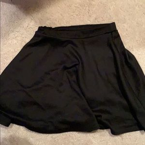 Black skater skirt